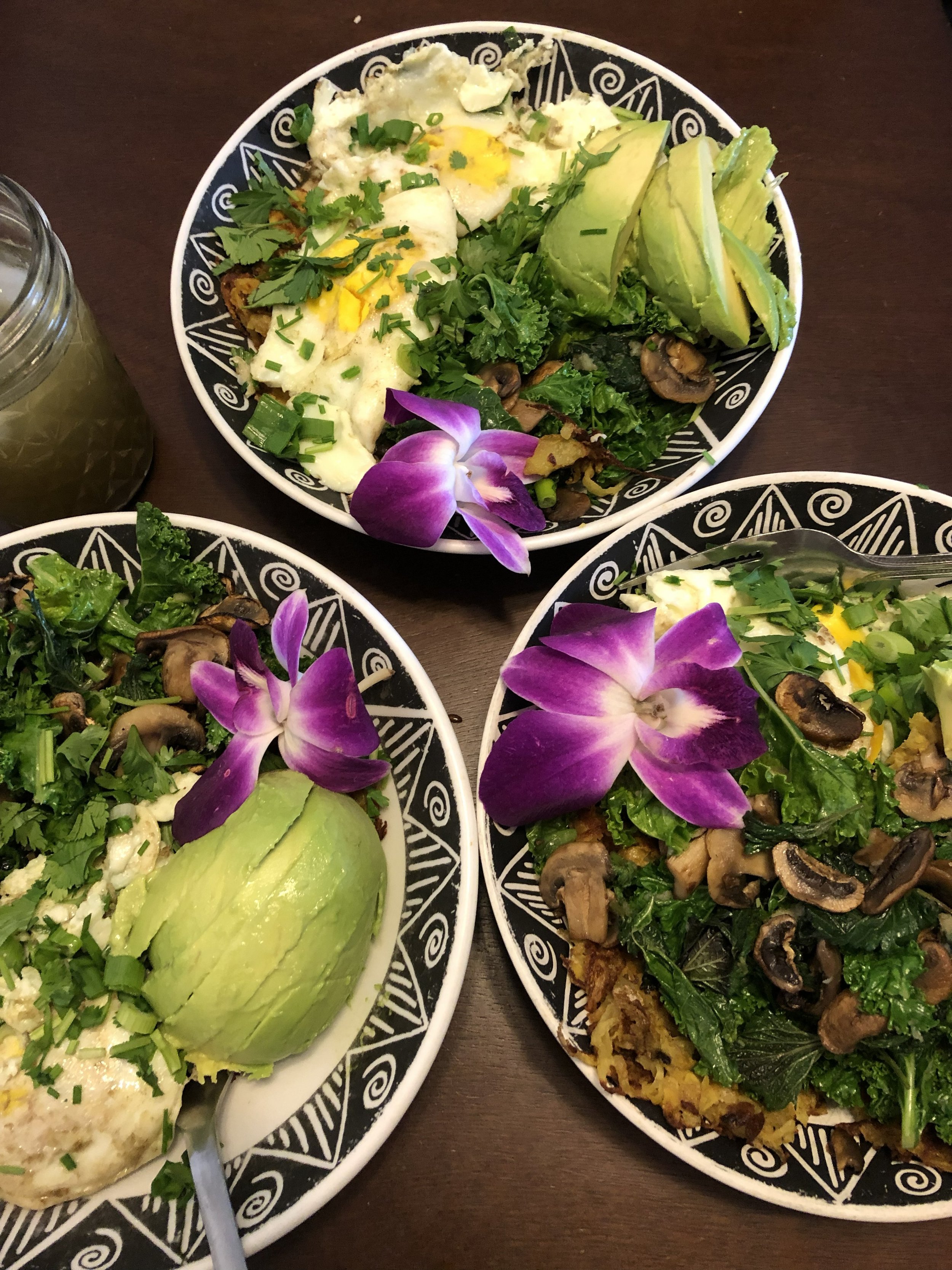 A colorful catering spread by All Love Wellness